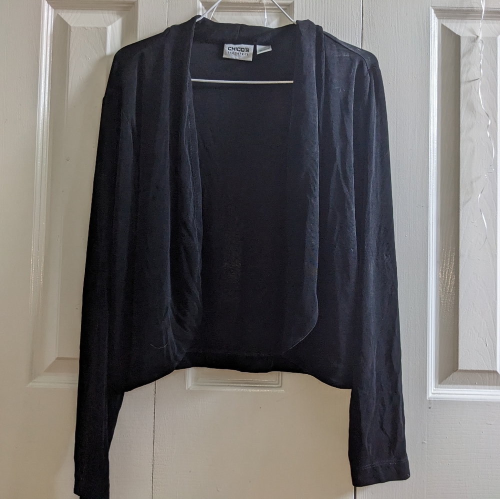 Black cardigan